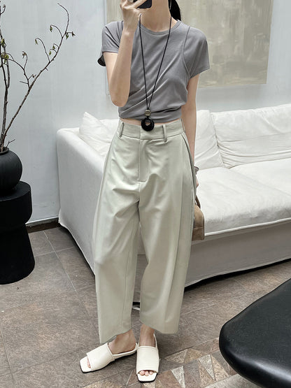 Women's Stylish Crop Casual Pants - K8578