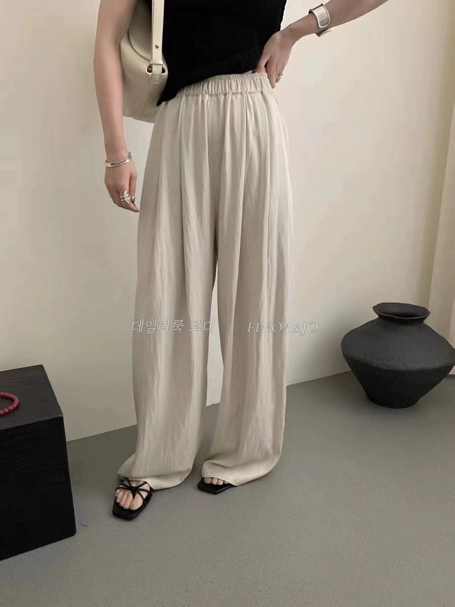 Summer Korean Style High-Waist Casual Pants - 2173