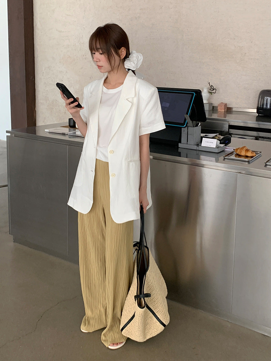 2024 New Women's Korean Style Casual Straight Pants - 50683