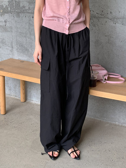 2024 New Women's Korean Style High-Waisted Straight Pants - 52036