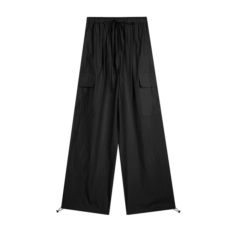 2024 New Women's Korean Style High-Waisted Straight Pants - 52036