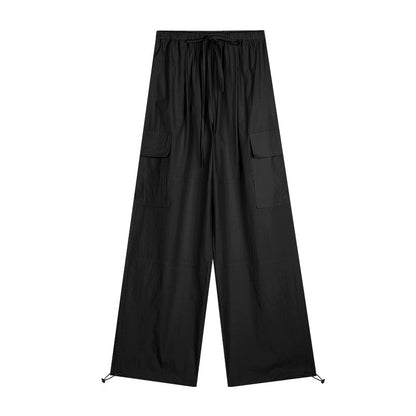 2024 New Women's Korean Style High-Waisted Straight Pants - 52036