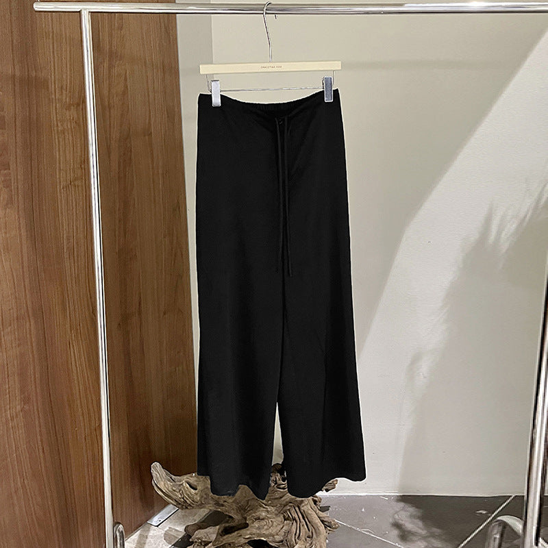 2024 New Women's Casual High-Waist Loose Satin Pants - KA651 13Hongs