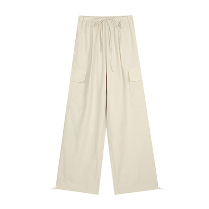 2024 New Women's Korean Style High-Waisted Straight Pants - 52036