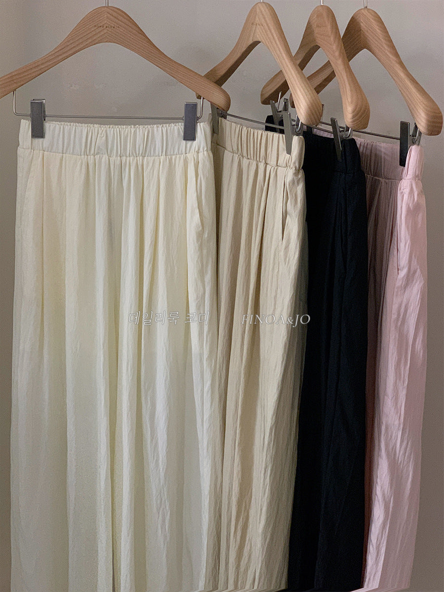 Summer Korean Style High-Waist Casual Pants - 2173